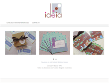 Tablet Screenshot of ideia.com.co